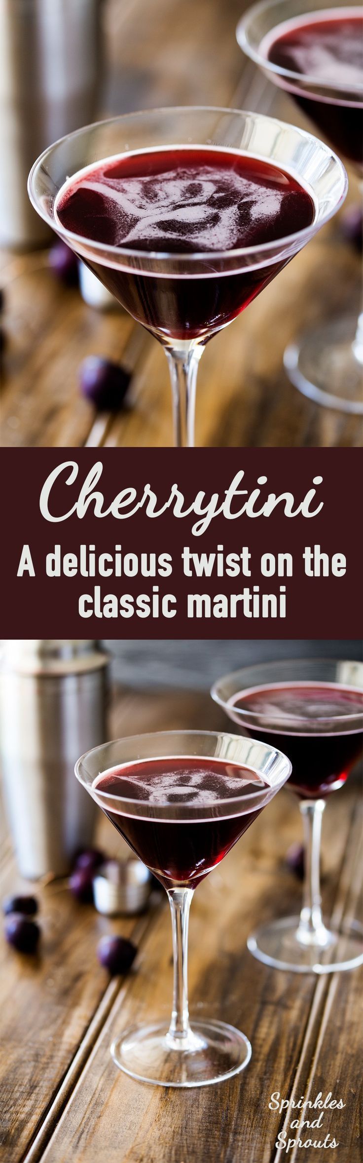 This cherrytini is the perfect fruity martini! It tastes like an adult version of cherry drop sweets. Packed with cherry flavour