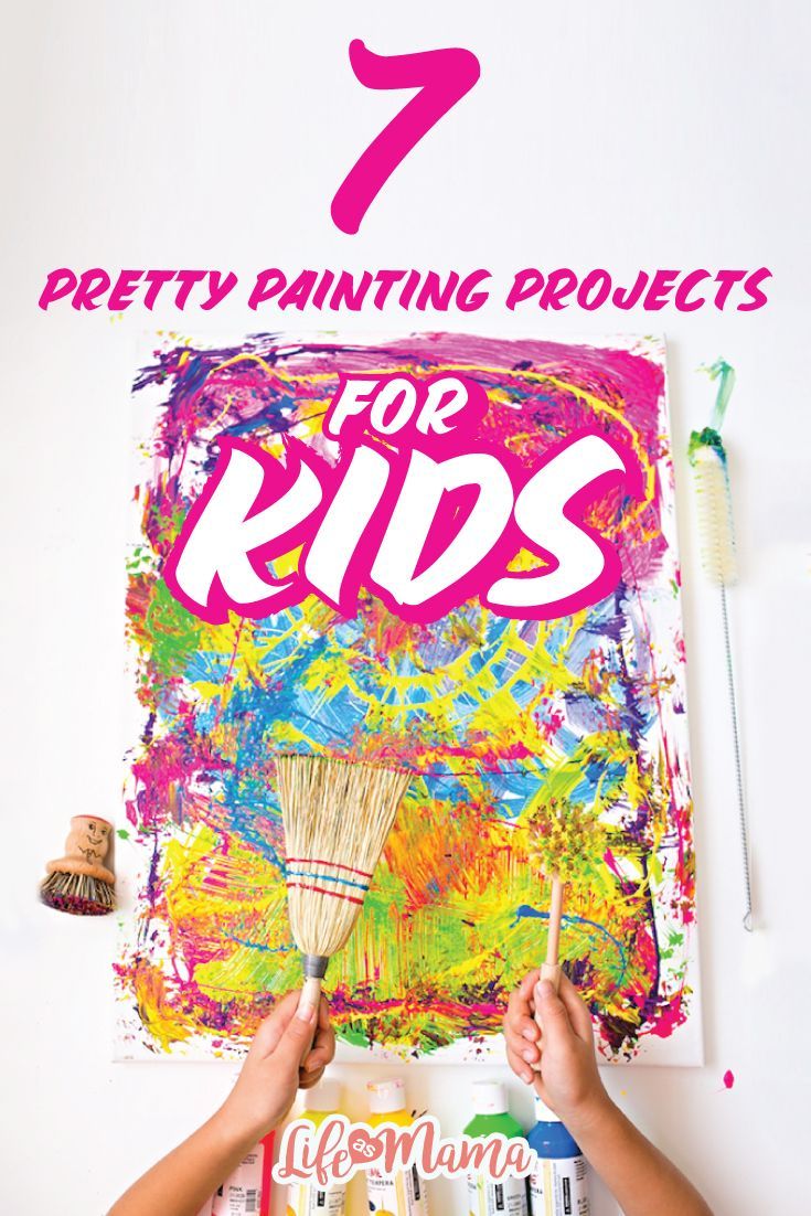 We can’t deny that painting is not only a fun activity for bored little ones, but a great way for them to express their creative