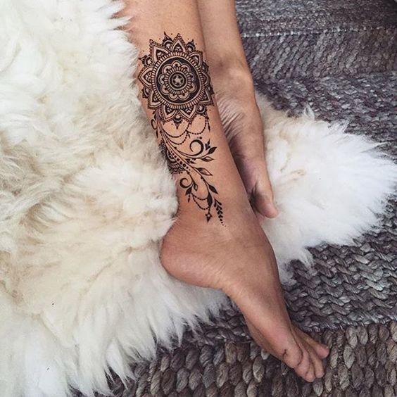 31 of the Prettiest Mandala Tattoos on Pinterest | Dangling Blossom