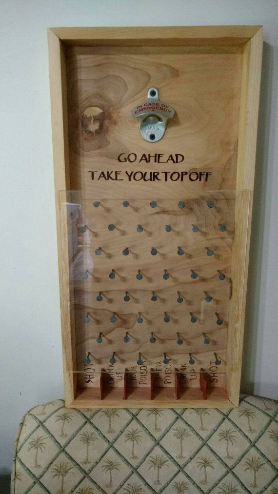 A great game to hang at your bar or man-cave. Sure to add fun to your parties or tailgates  A wonderful gift to use for any