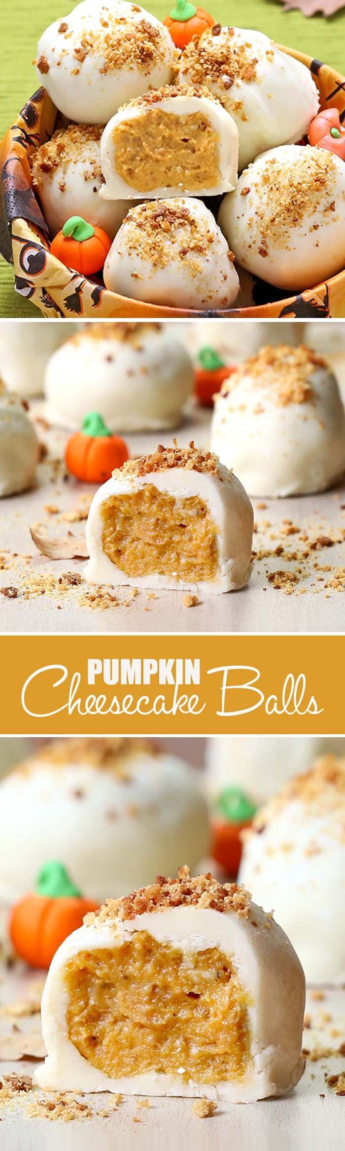 All the Best Fall Flavors in One Perfect Bite! Pumpkin and Cream Cheese combine with White Chocolate, Graham Crackers, and
