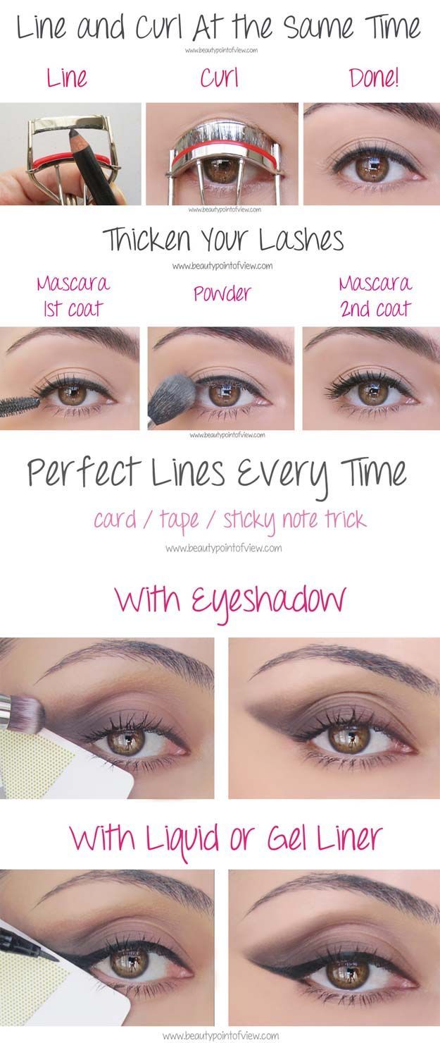 Beauty Hacks for Teens – Eye Makeup Tricks – Must Know – DIY Makeup Tips and Hacks for Skin, Hairstyles, Acne, Bras and