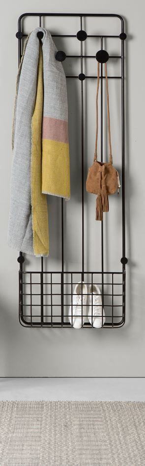 Bema coat rack, £159 MADE.COM No more coats, scarves and shoes cluttering the entrance. You can hang them on the assorted coat