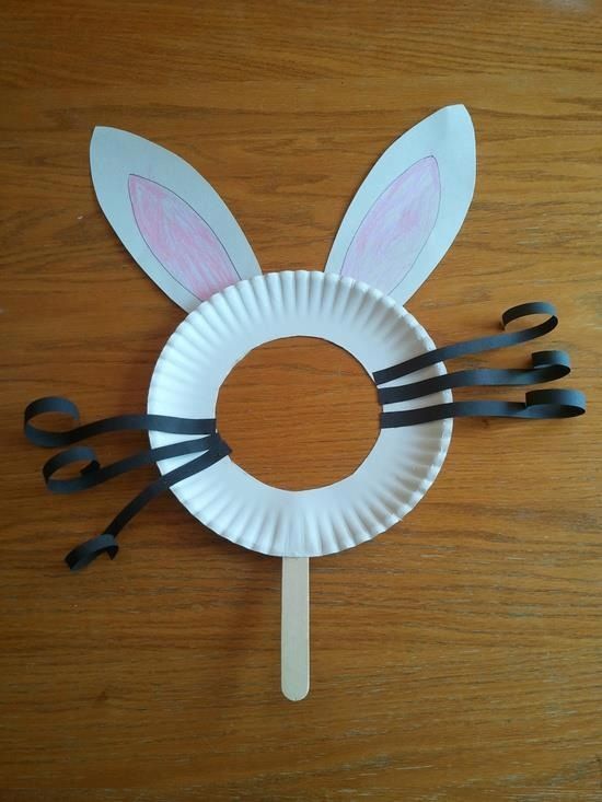 bunny face this is a cute idea for the kids to make