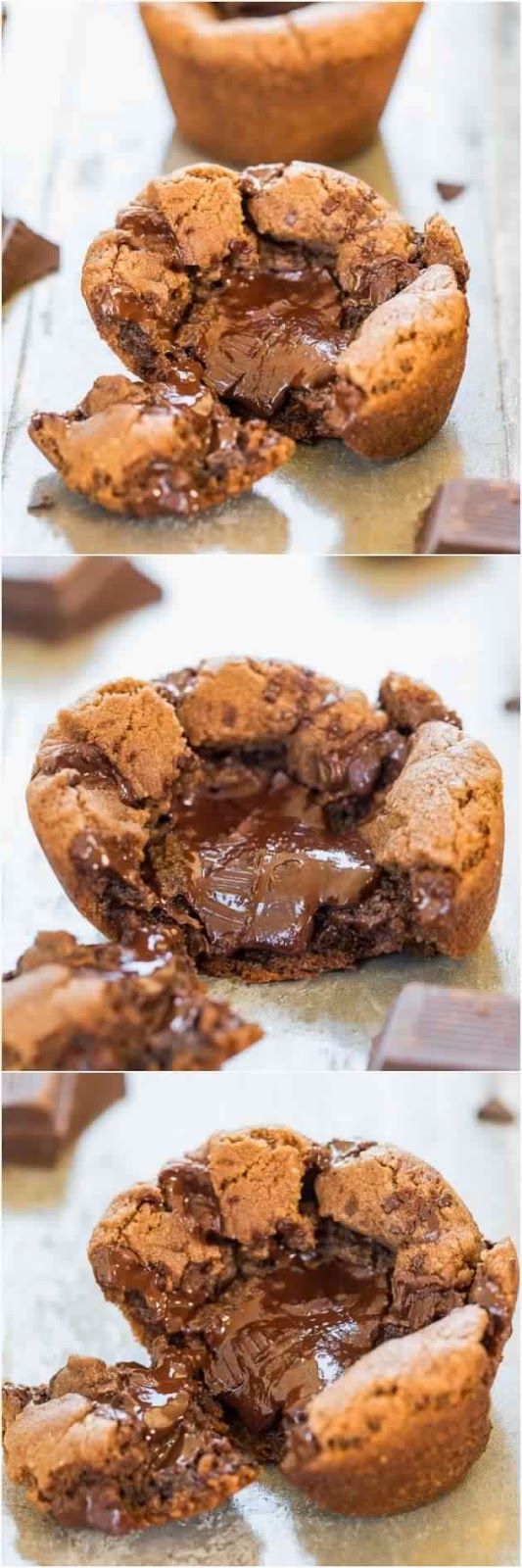 Chocolate Lava Nutella Cookies