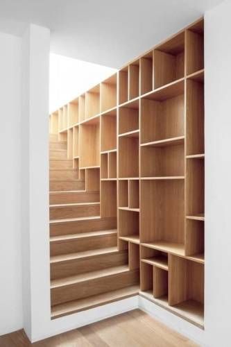 decorating small spaces staircase with cubby hole storage