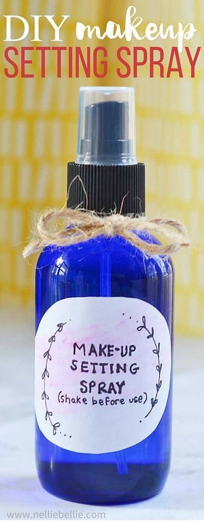 Did you know you can make your own makeup setting spray for a fraction of the cost of the most popular brands AND it works! Best