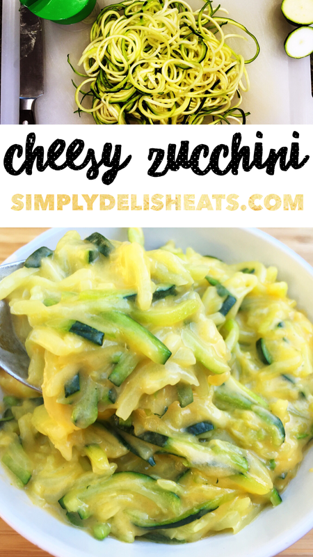 Easy and cheesy zucchini side dish. Only takes about 10 minutes to make!