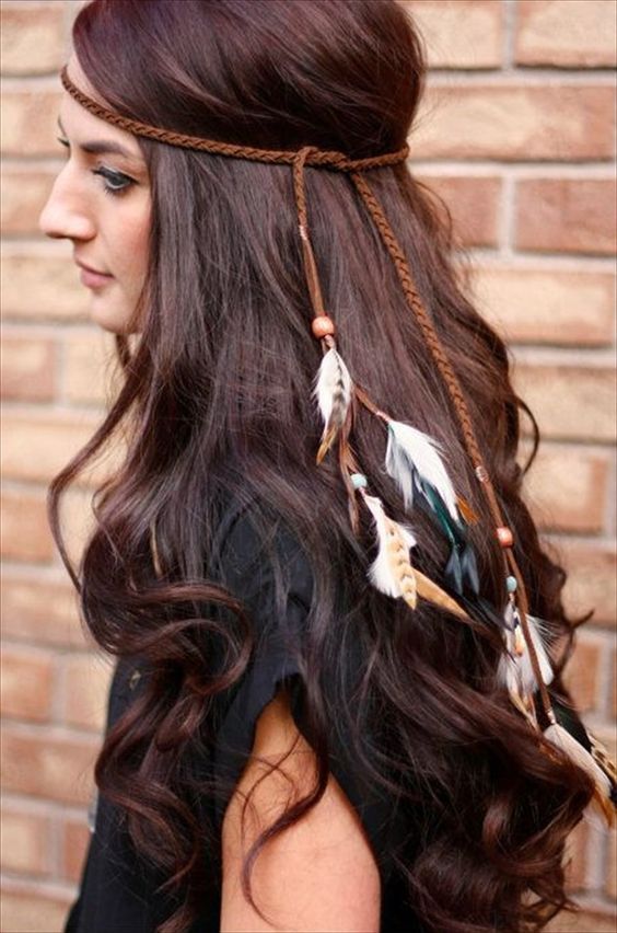 Feather Headband With Beads- 25 DIY Feather Jewelry Design | DIY to Make