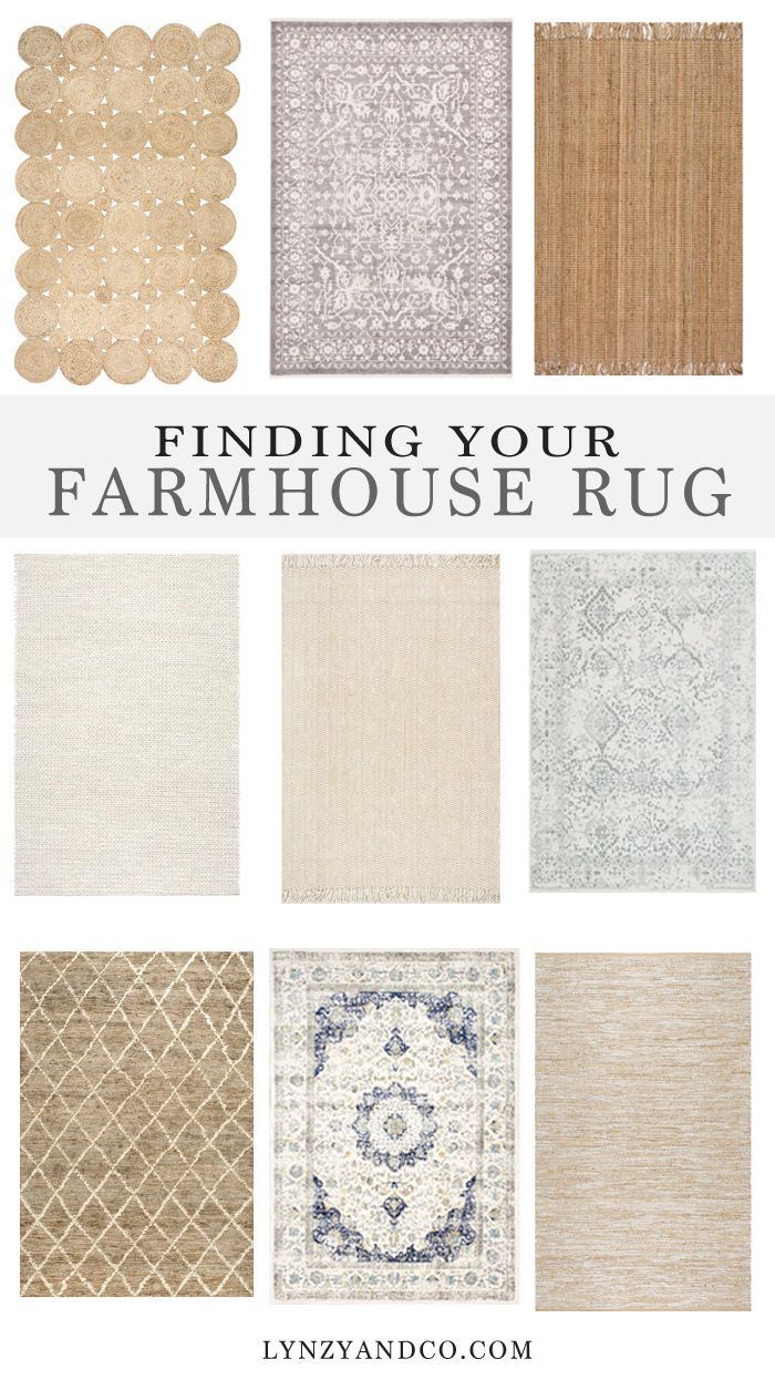 Finding the Perfect Farmhouse Rug // With so many rugs to choose from, it can be hard to choose one for your home!