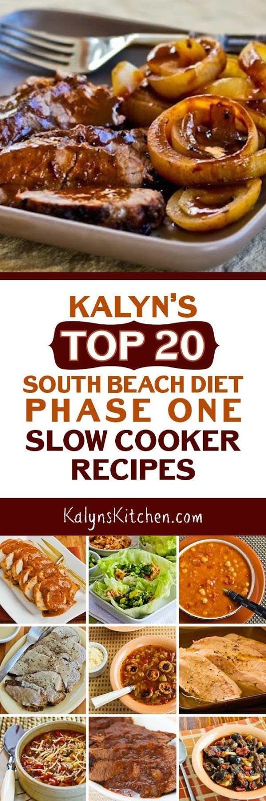 For everyone who’s starting the year with more carb-conscious eating, here are ,y Top 20 South Beach Diet Phase One Slow Cooker