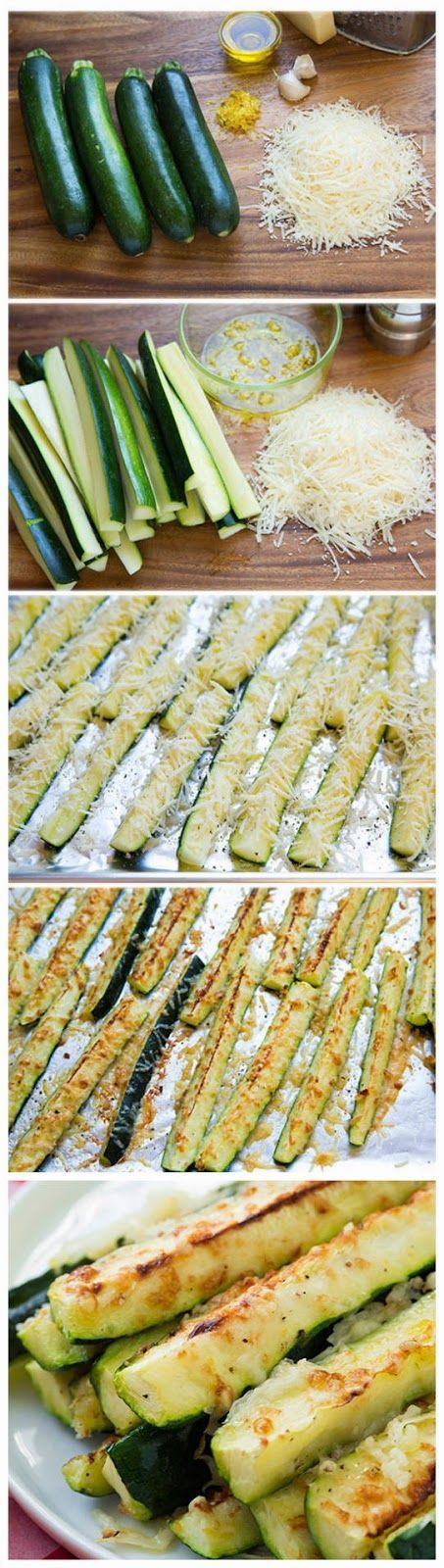 Garlic Lemon and Parmesan Oven Roasted Zucchini “You are going to LOVE the flavor of this zucchini…..they are incredibly easy to