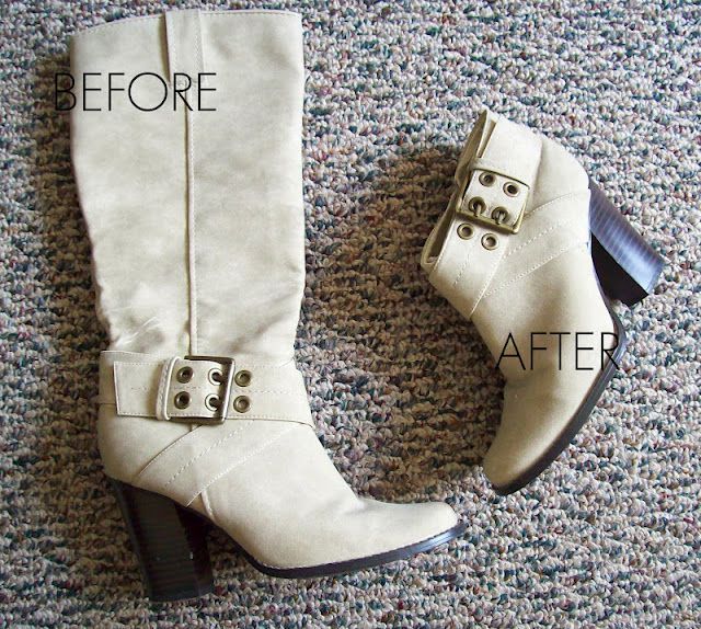 Getting more mileage out of a pair of old boots… My latest DIY on the blog