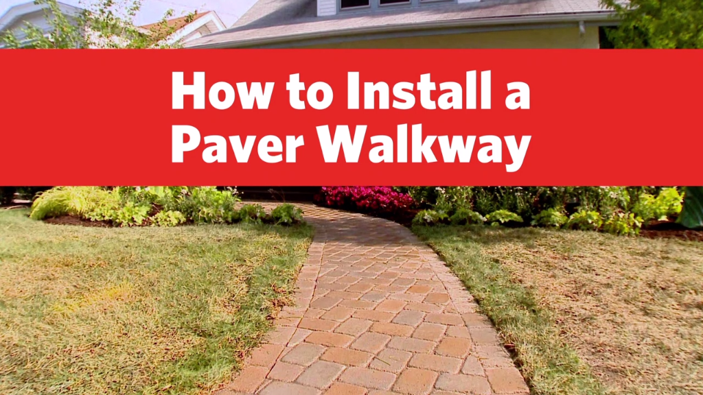 How to Install a Paver Walkway