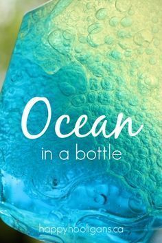 Make an Ocean in a bottle with 3 simple ingredients. Fast, easy, and fascinating results. Great science experiment for toddlers