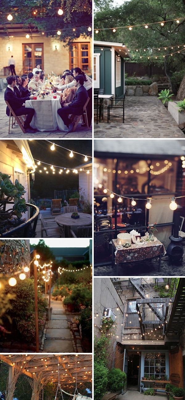 My garden is going to look shining and bright with these amazing festoon-lights! Cant wait! :)