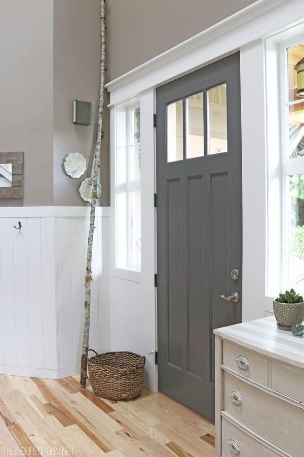 Paint the inside of your front door a different color!