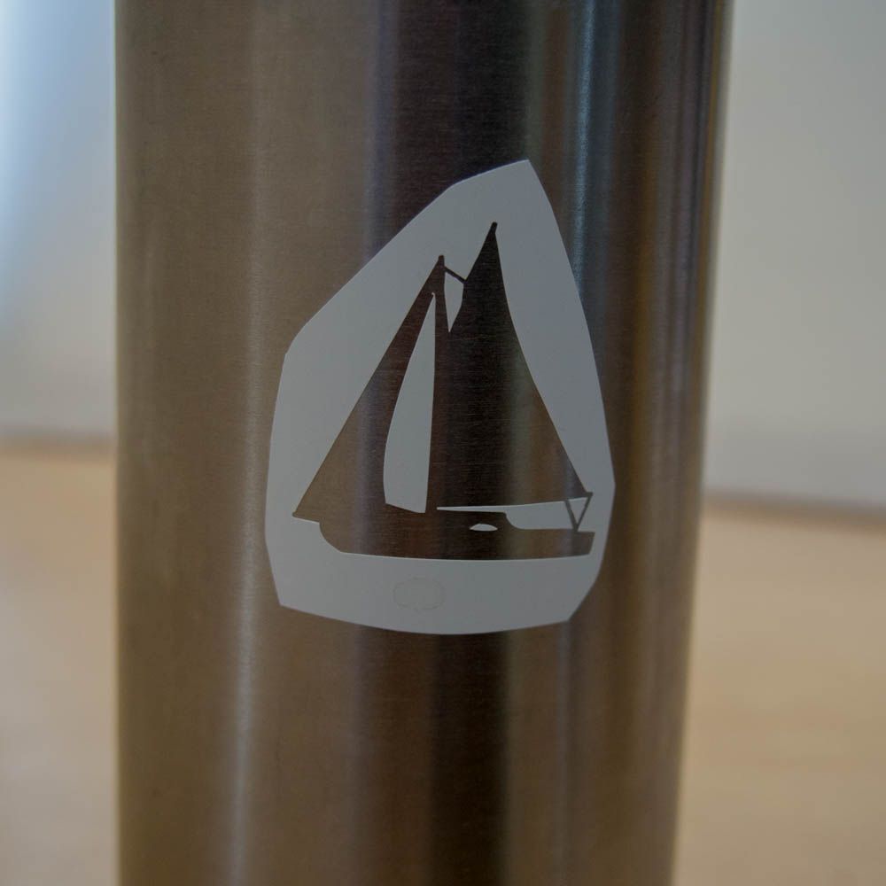 Personalize your water bottle with salt water etching