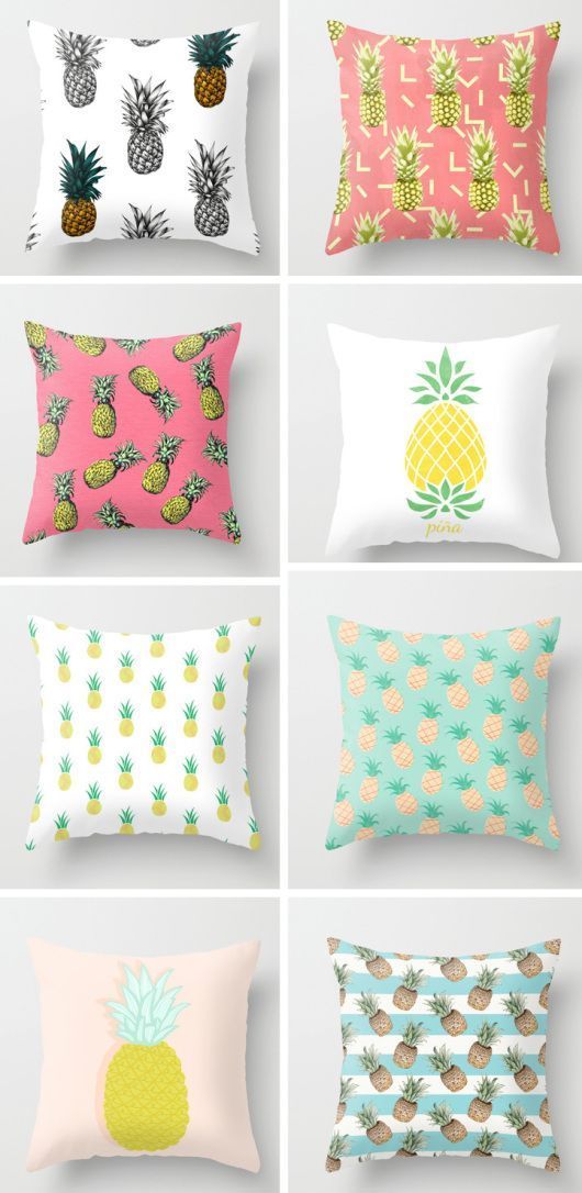 pineapple pillow // bedding // home decor