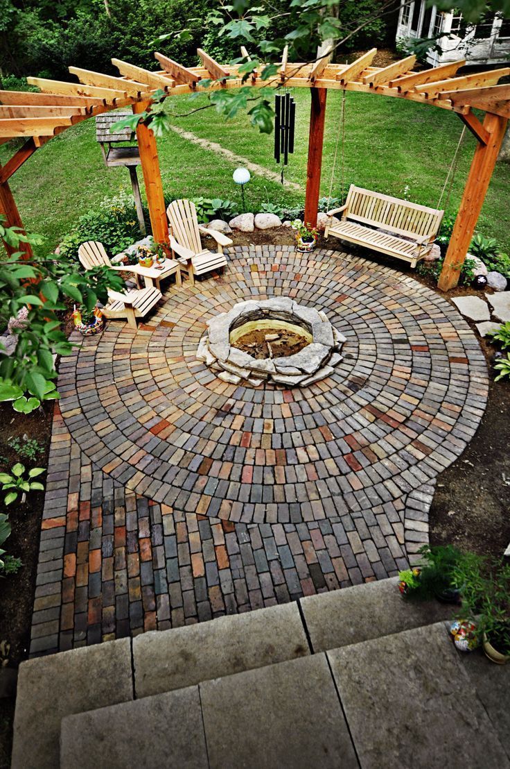 Plan Your Backyard Landscaping Design Ahead With These 35 Smart DIY Fire Pit Projects homesthetics backyard designs (27)