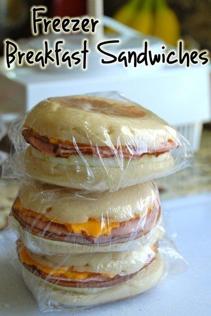 Put together a few freezer breakfast sandwiches. | 18 Make-Ahead Meals And Snacks To Eat Healthy Without Even Trying