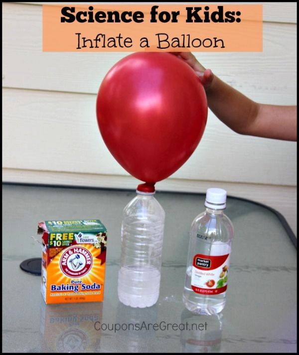 Science Experiments for Kids: Blow up a Balloon with Vinegar and Baking Soda