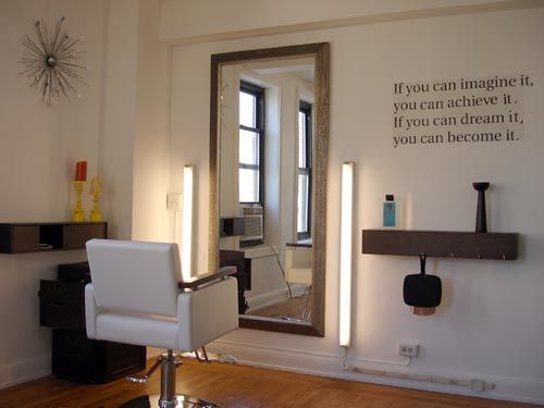 sleek and simple:   Love the quote idea   “if you can imagine it, you can achieve it. If you can dream it, you can become it”.