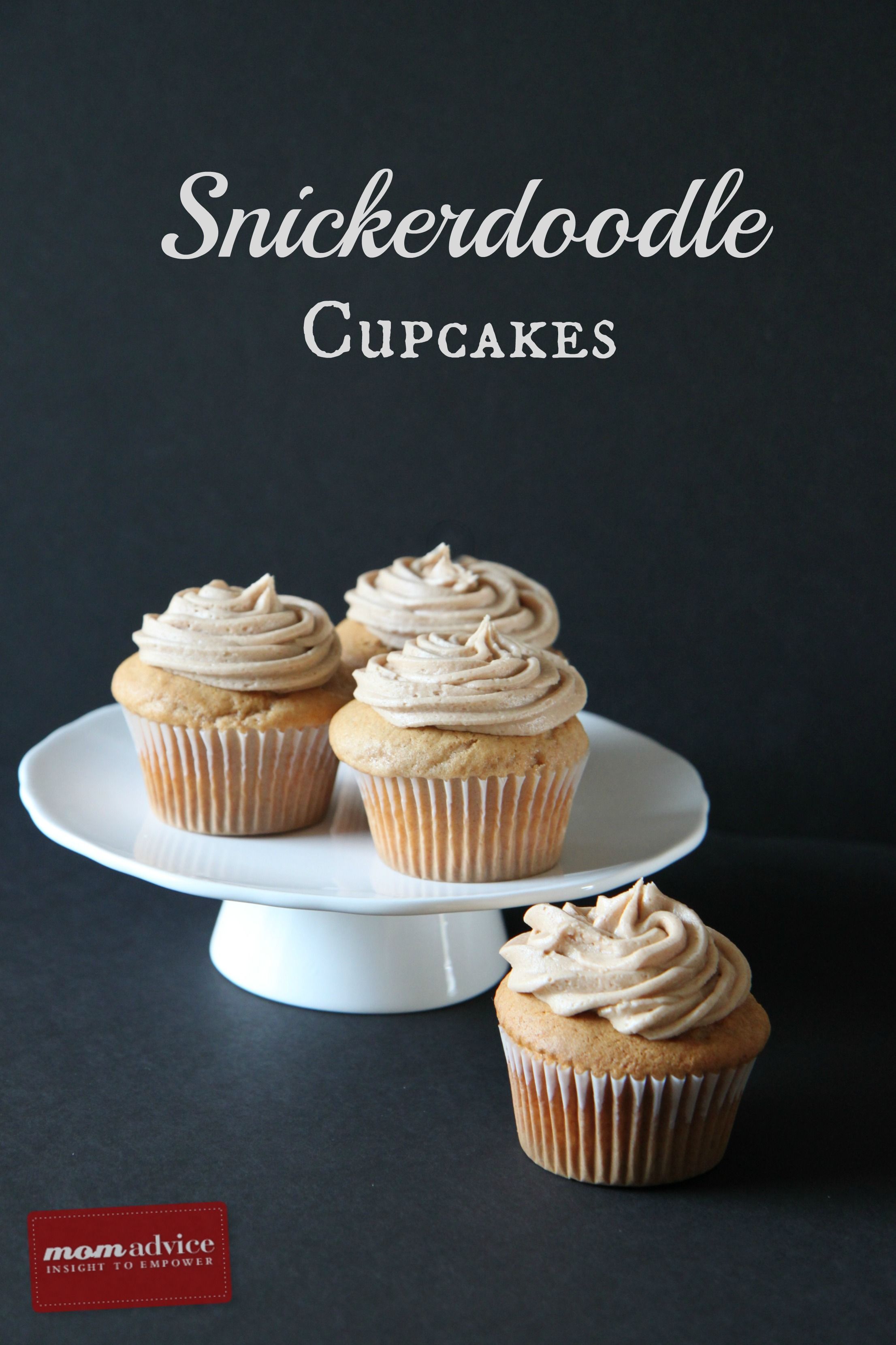 Snickerdoodle Cupcakes  1 package plain white cake mix or yellow cake mix  1 cup whole milk (I used skim milk and it still tasted