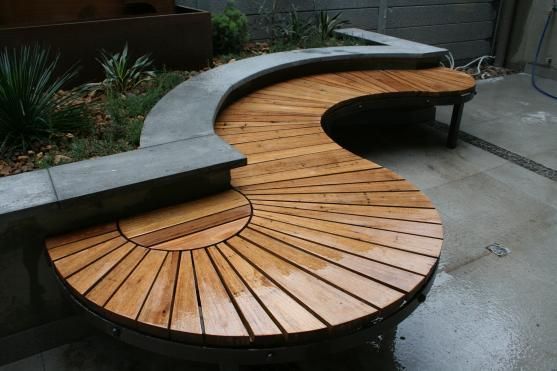 Something different — bench around tree wouldnt ave to be circular or square… Garden bench… add some pillows.