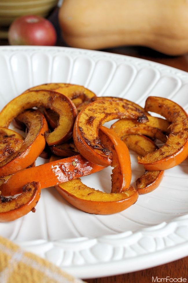 Spicy Honey Roasted Pumpkin recipe   My sweet husband made this tonight for dinner. I have never had roasted pumpkin before. It