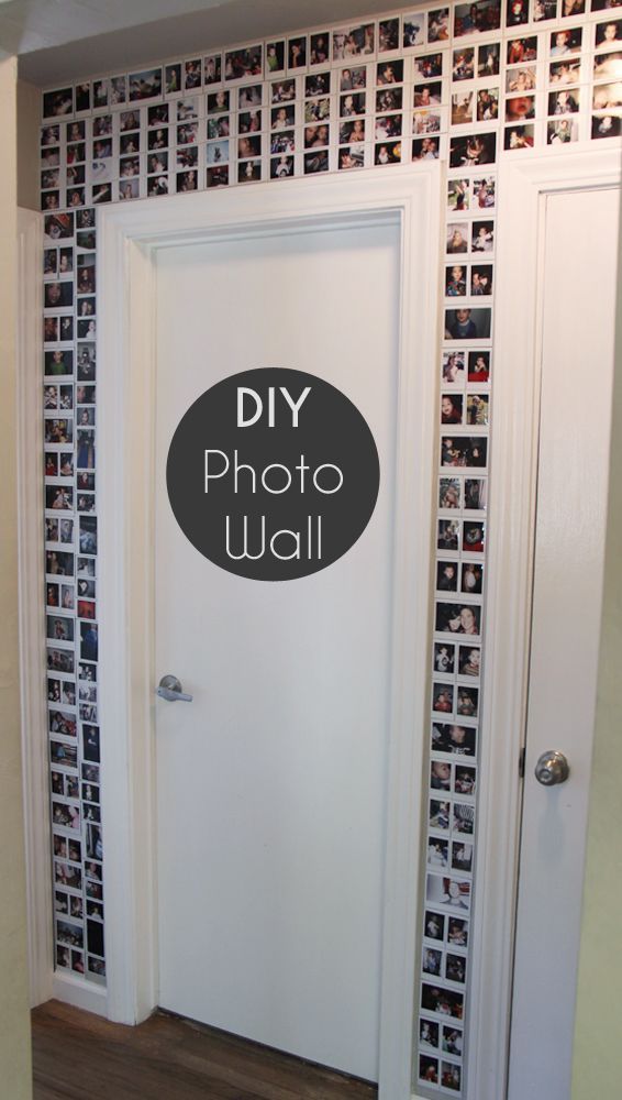 Take a wall (or hall) from drab to fab with this simple DIY photo wall.  Its a perfect way to celebrate everyday memories.  Click