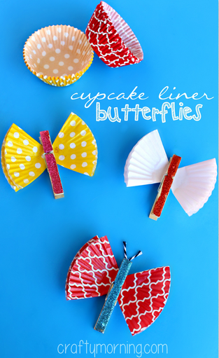 The Easiest Butterfly Crafts Youll Ever Make! I love these.