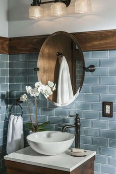 The right light fixture makes the vanity and bathroom shine in more ways than one. A bath fixtures style should be a good fit for
