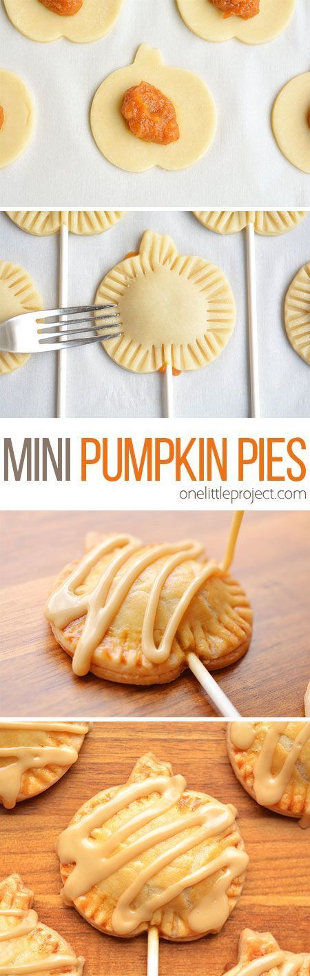 These mini pumpkin pie pops are SO CUTE!! They have all the flavours of pumpkin pie with an amazing maple sugar glaze on top. A