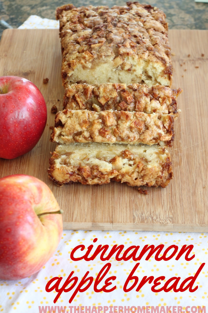 this cinnamon apple bread recipe is ah-mazing!!! Seriously.  SO good!