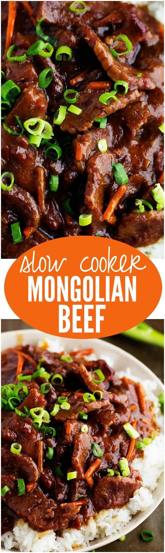 This Slow Cooker Mongolian Beef is melt in your mouth tender and has AMAZING flavor! One of the best and easiest things you will