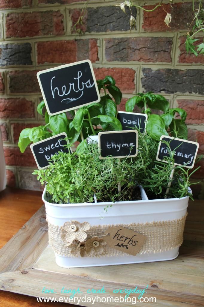 Utensil Caddy Herb Garden at The Everyday Home