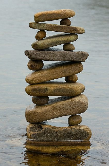 water stack – balance, equilibrium, peace – great site for pictures in this vein