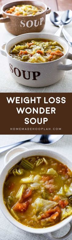 Weight Loss Wonder Soup! A filling and healthy wonder soup to assist with any diet. Vegetarian, gluten free, vegan, paleo – this