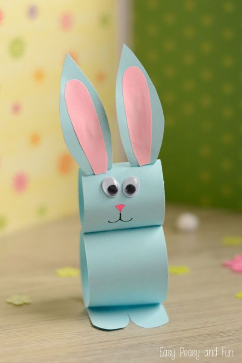 Youll already have everything you need at home to help your kids create these cute Easter bunnies. Get the tutorial at Easy Peasy