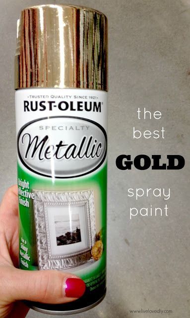 10 Paint Secrets: the best gold spray paint and other great tips!