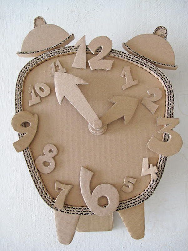 6 homemade cardboard clock hative.com/…