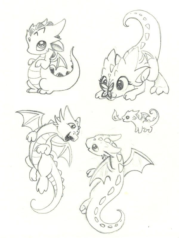 #6 Just some playful kid dragons! :D