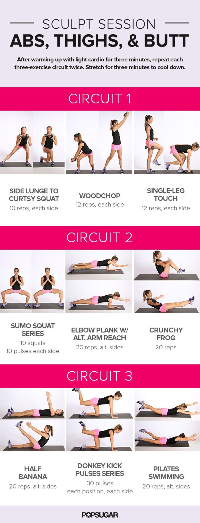 A Printable Workout to Target Your Legs and Core in Just 20 Minutes