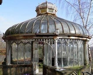 Abandoned Victorian Glasshouse… Cleaned up this would be an awesome place for tea and reading on a rainy day.