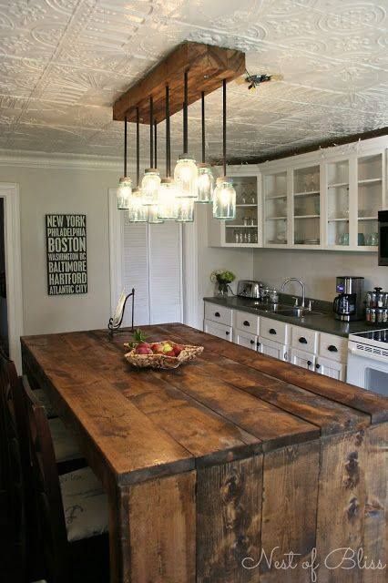 Amazing Rustic Kitchen Island Diy Ideas 9