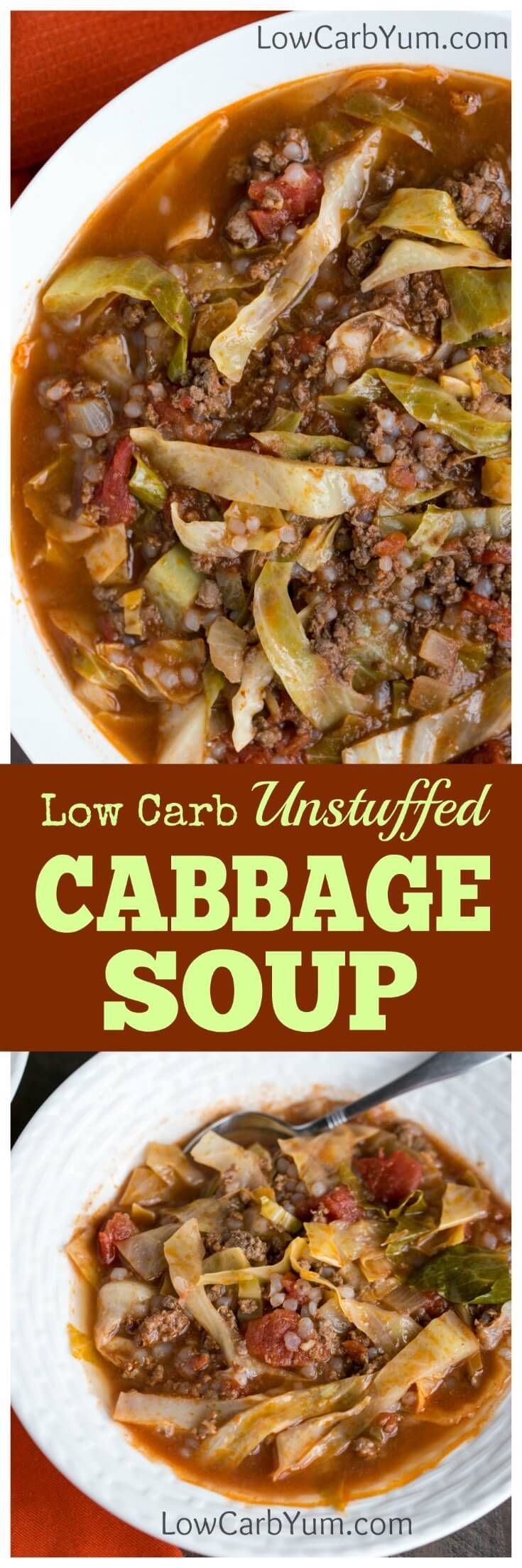 Are you a cabbage roll fan but hate all the work involved to make them? If so, you need to try this easy unstuffed cabbage soup