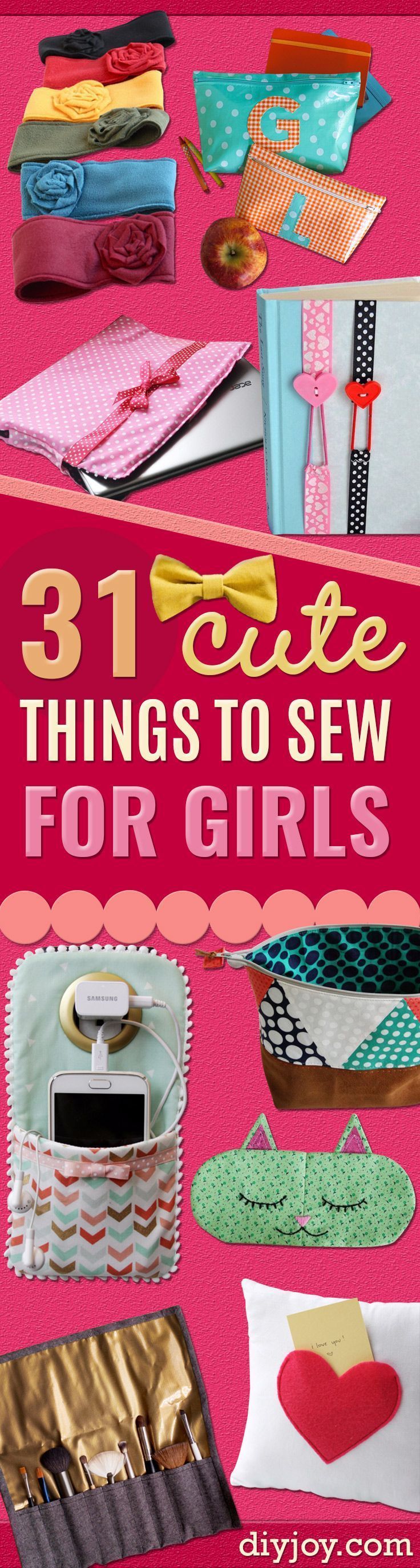 Best Sewing Projects to Make For Girls – Creative Sewing Tutorials for Baby Kids and Teens – Free Patterns and Step by Step