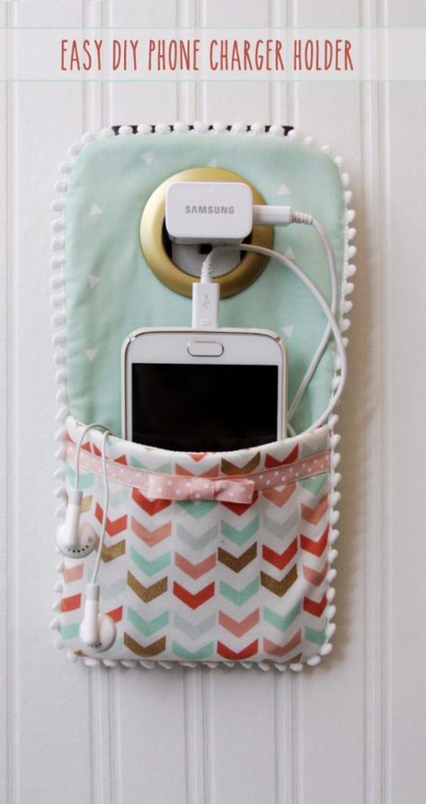 Best Sewing Projects to Make For Girls – Easy DIY Phone Charger Holder – Creative Sewing Tutorials for Baby Kids and Teens – Free