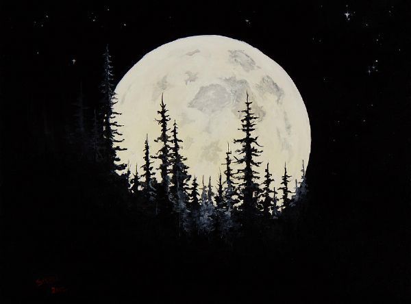 bob+ross+paintings+for+sale | Home  Paintings  bob ross paintings  bob ross rocky mountain moon …